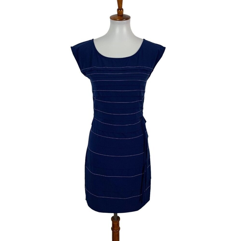 Brooklyn Industries Dress XS Blue Bodycon Minimalist Indie Sleeveless